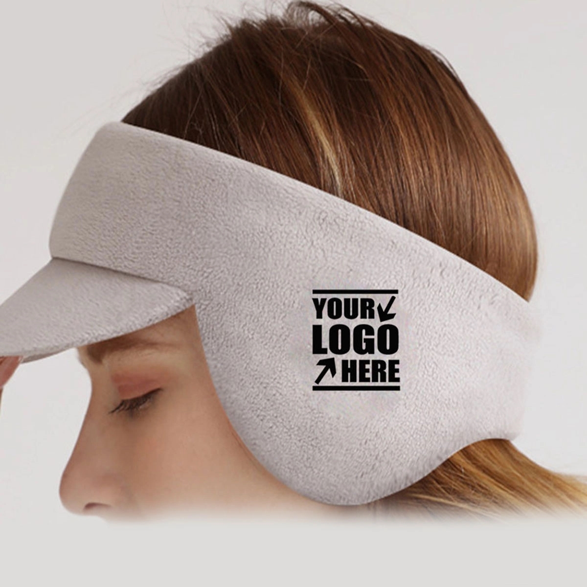 Fleece Ponytail Hat With Ear Warmer 2