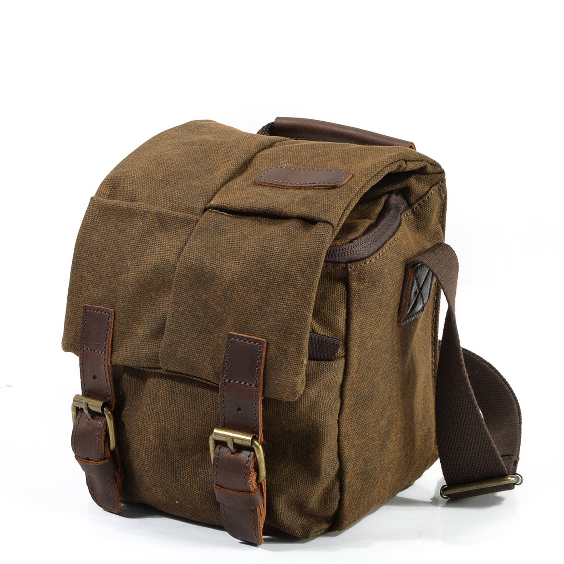 Vintage Canvase Camera Shoulder Messenger Sling Bag 2