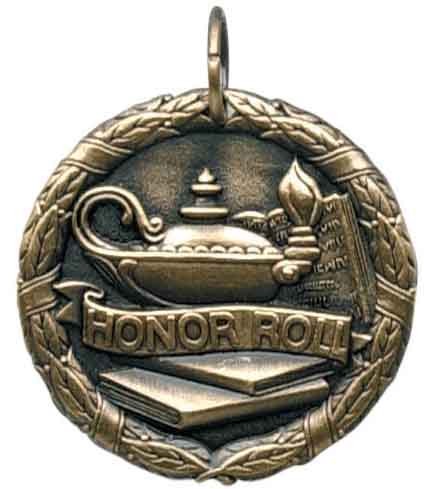 Honor Roll XR100 Series Medal, 1 1/4" 2
