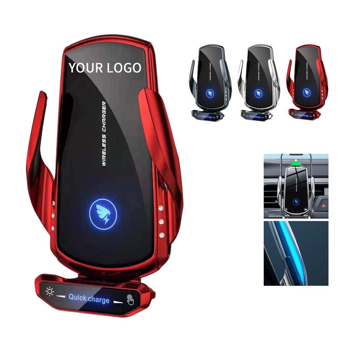 Adjustable Car Holder with 360 Degree Rotation 3