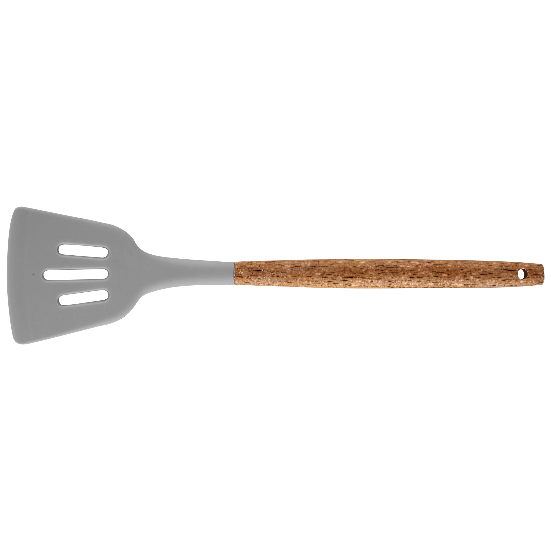 Silicone Cooking or Serving Utensil with Wooden Handle – Sold Individually or as a Set 19