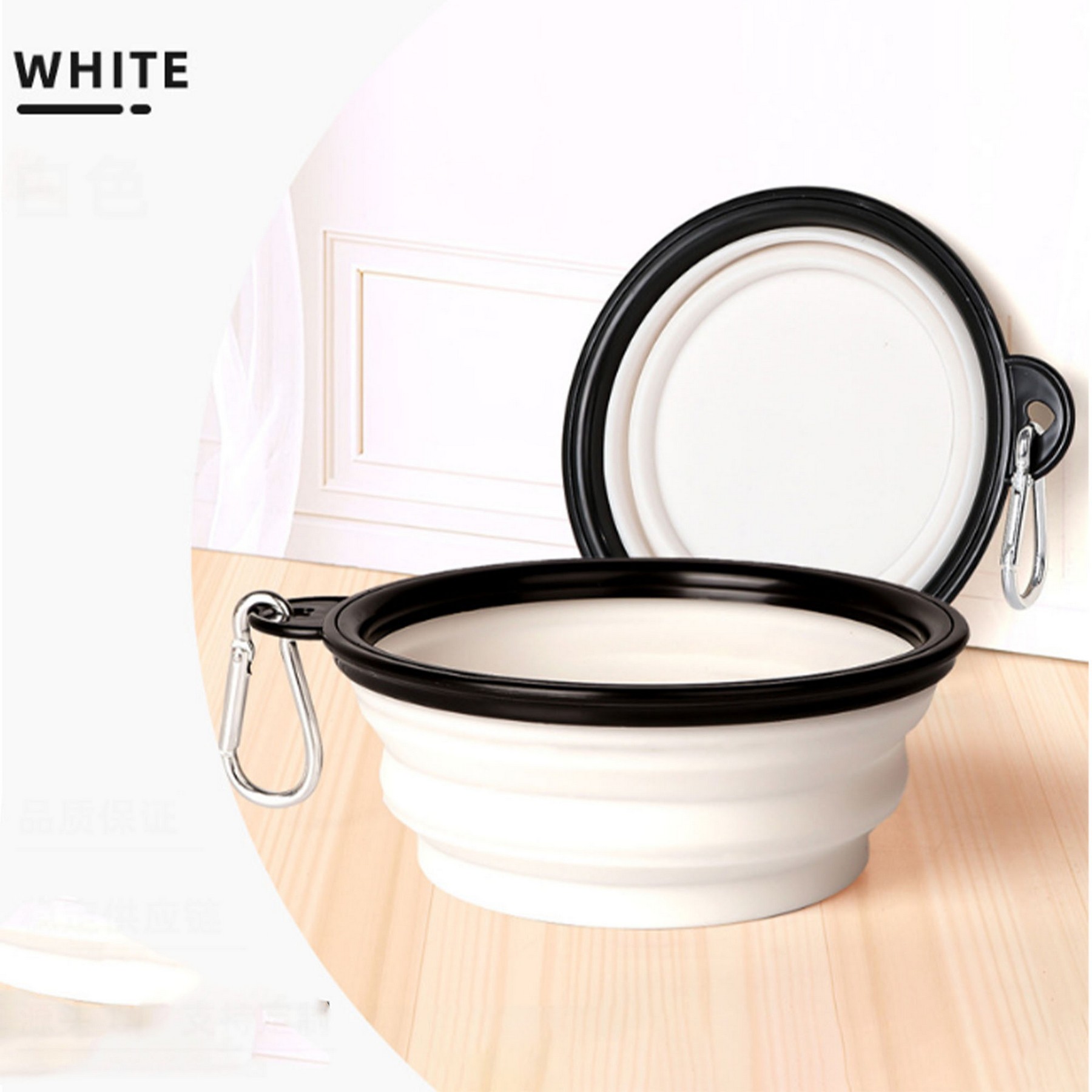 Collapsible Dog Bowl with Carabiner 5