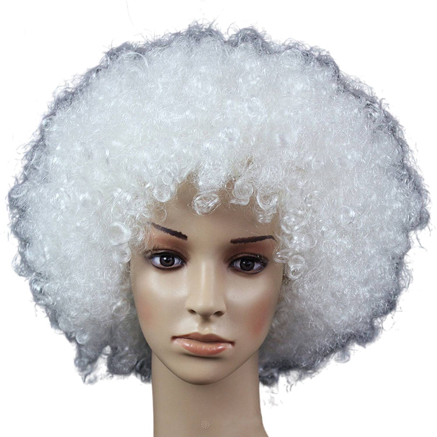 Short Breathable Fluffy Afro Curly Wigs 14