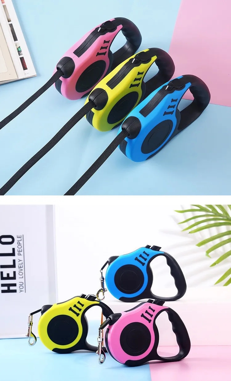 3M 5M Auto Retractable Dog Leash Custom Logo for Promotional Gifts 3