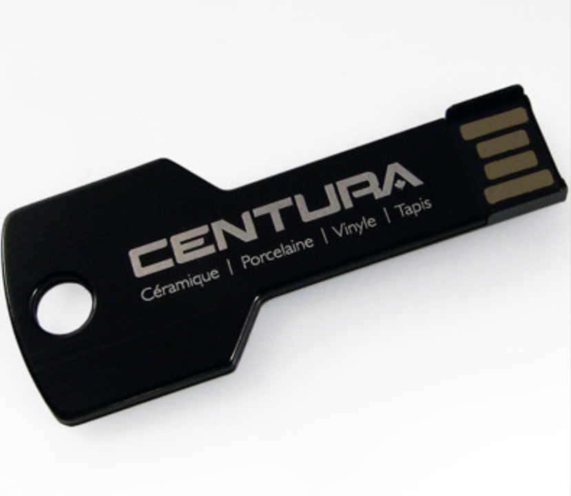 2 GB Silver Key Shaped USB 2.0 Flash Drive 2