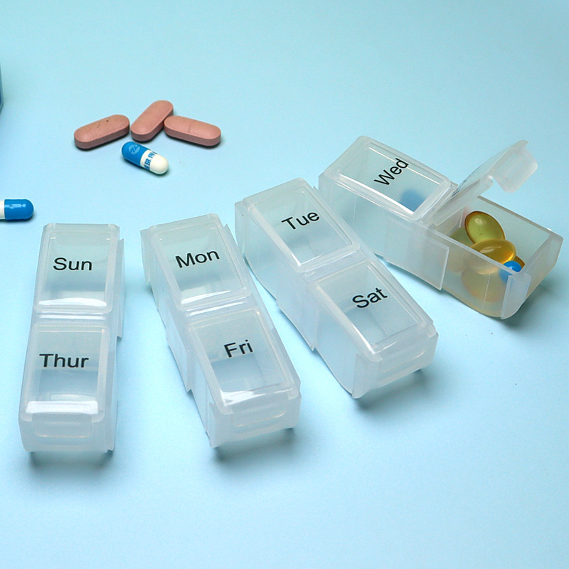 8 Case Rainblow Pill Box Tablet Box 2