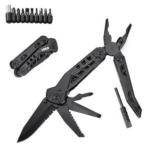 All In One Multi Pliers Knife Tool With Bits Set 10