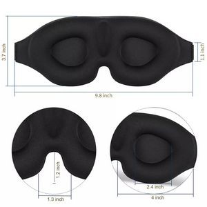 3D Christmas Print Sleep Mask 3