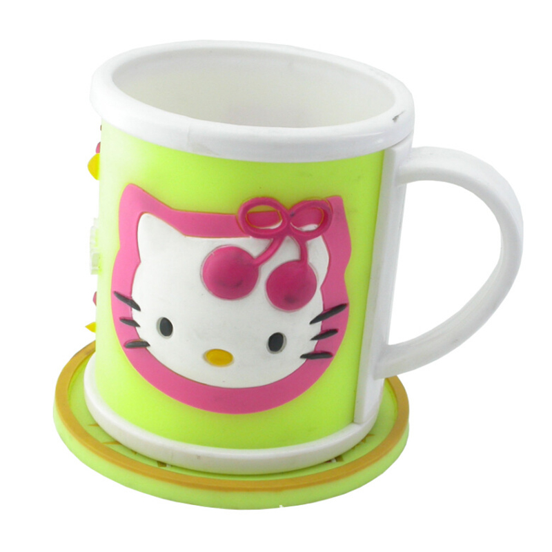 Custom PVC Non-Slip Heat Resistant Cup Coaster 9