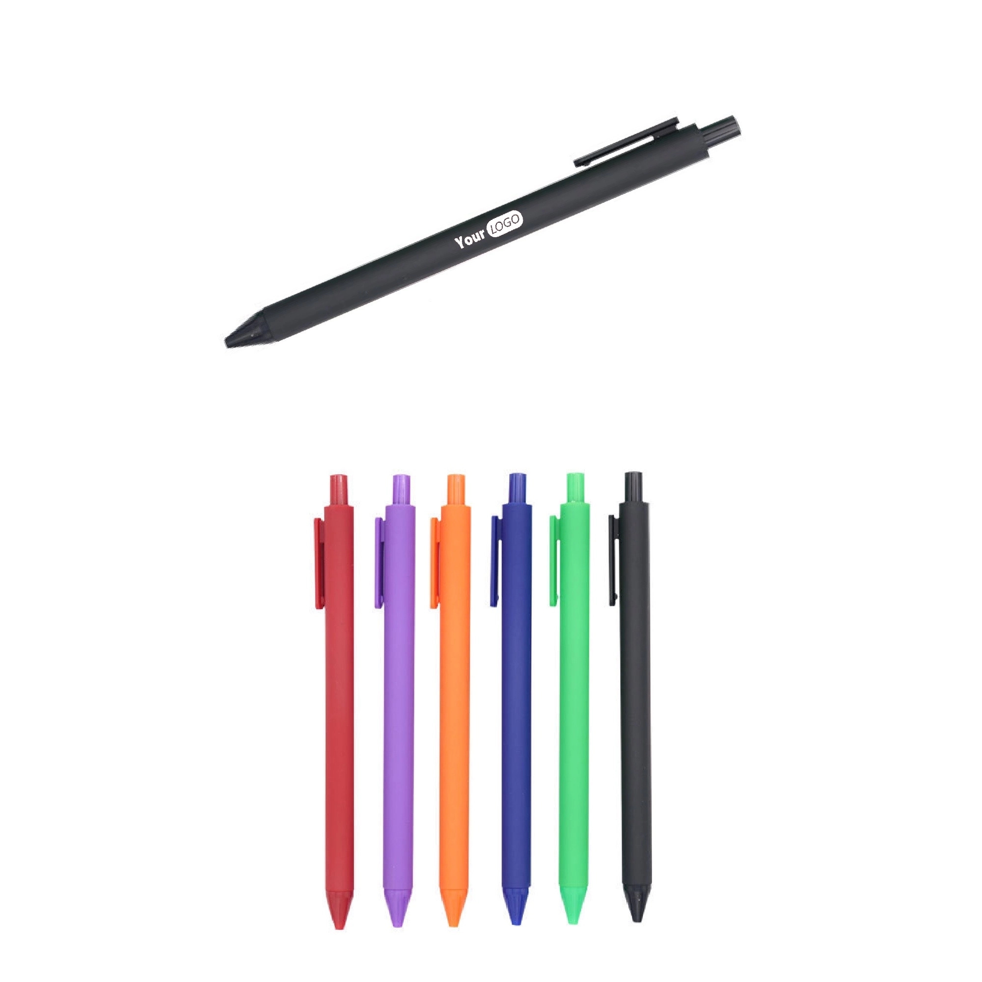 Colorful Ballpoint Pen MOQ 100PCS