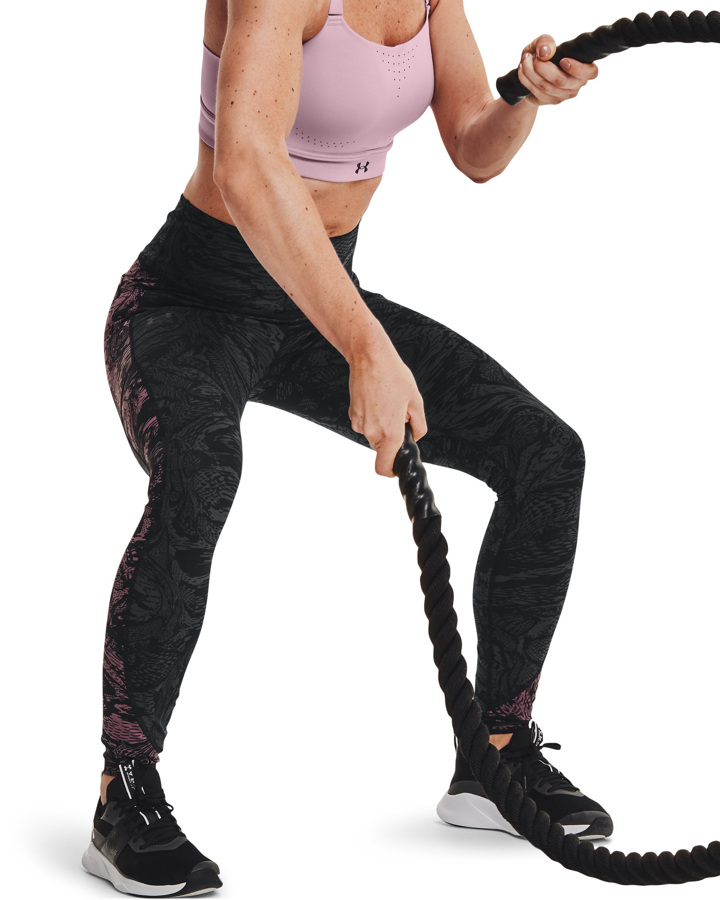 UA RUSH HeatGear No-Slip Waistband Women's Full-Length Leggings 5