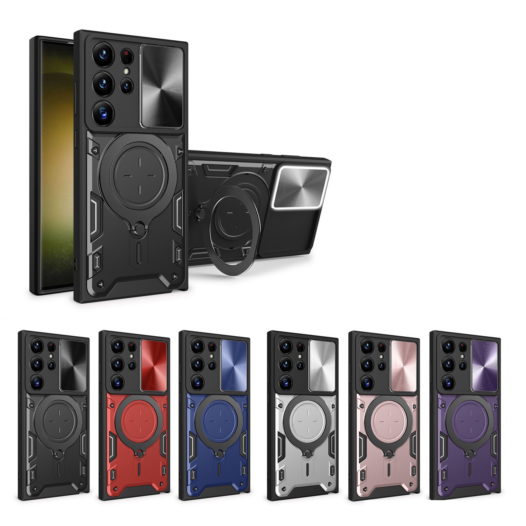 Magnetic Phone Case With Holder