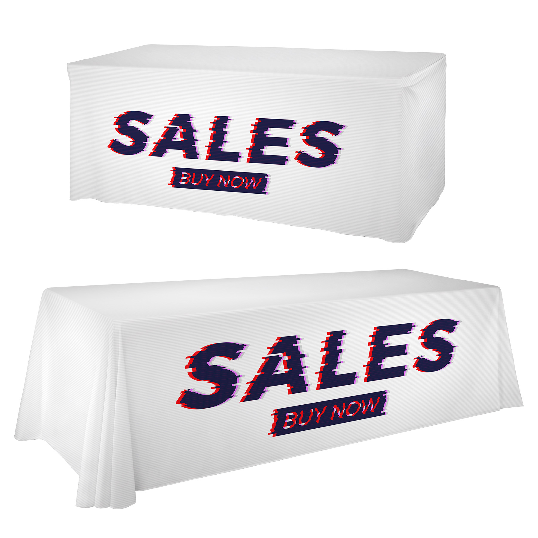 6'/8' Convertible Premium Table Throw (Full Color Dye Sublimation) 2