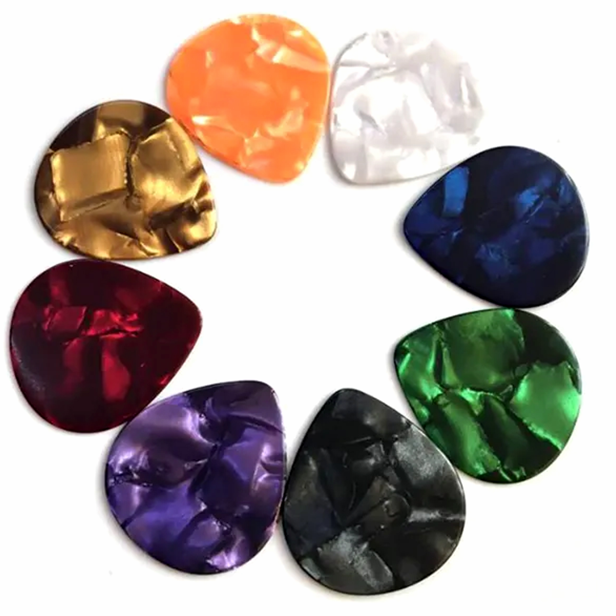 Assorted Celluloid Guitar Pick - Lightweight 4