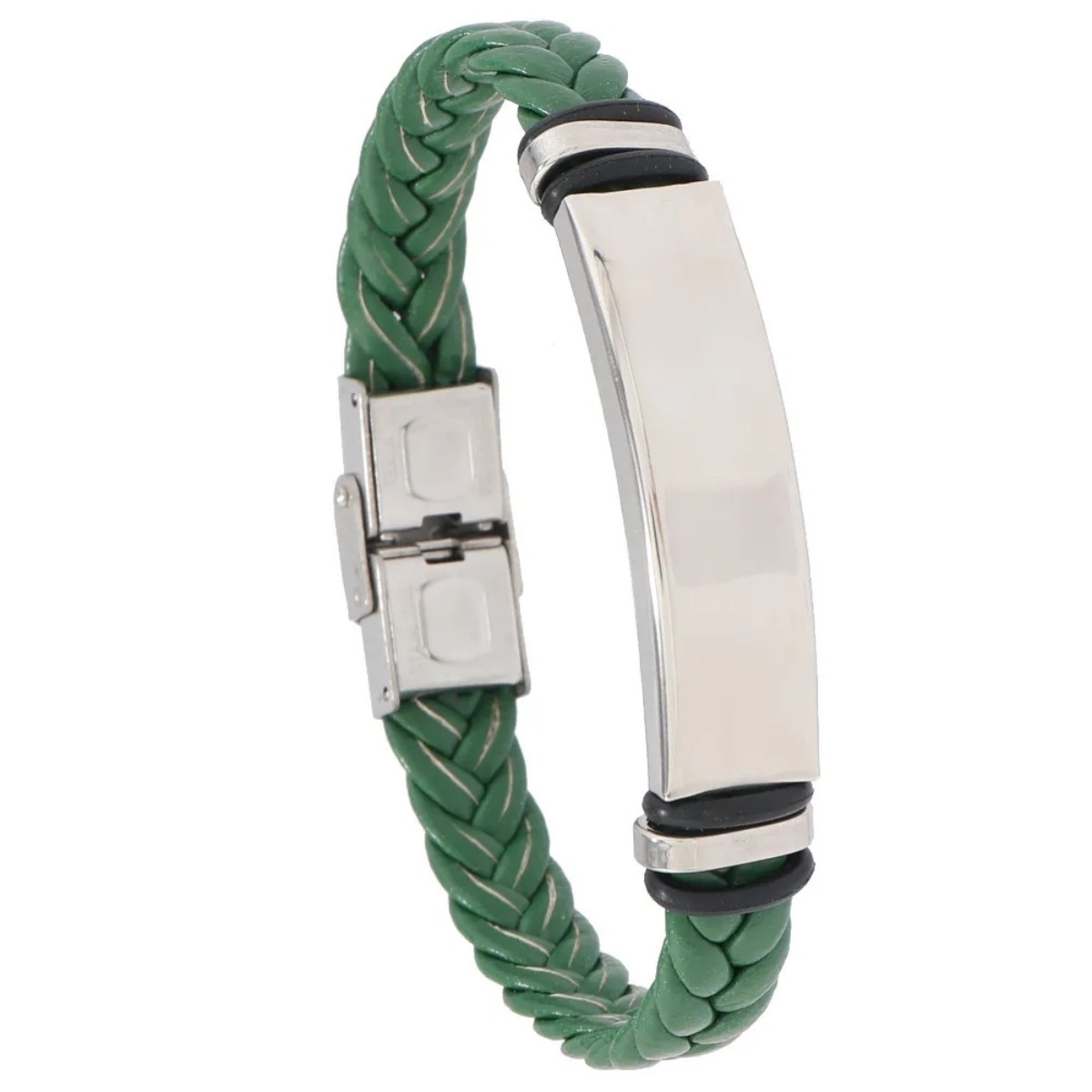 Stainless Steel Leather Wrist Strap 11