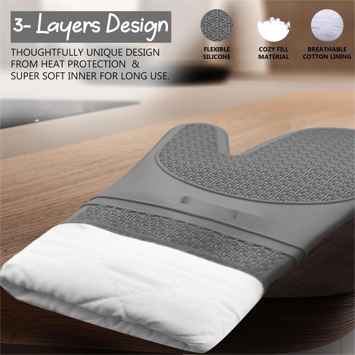 Silicone Oven Mitts 5