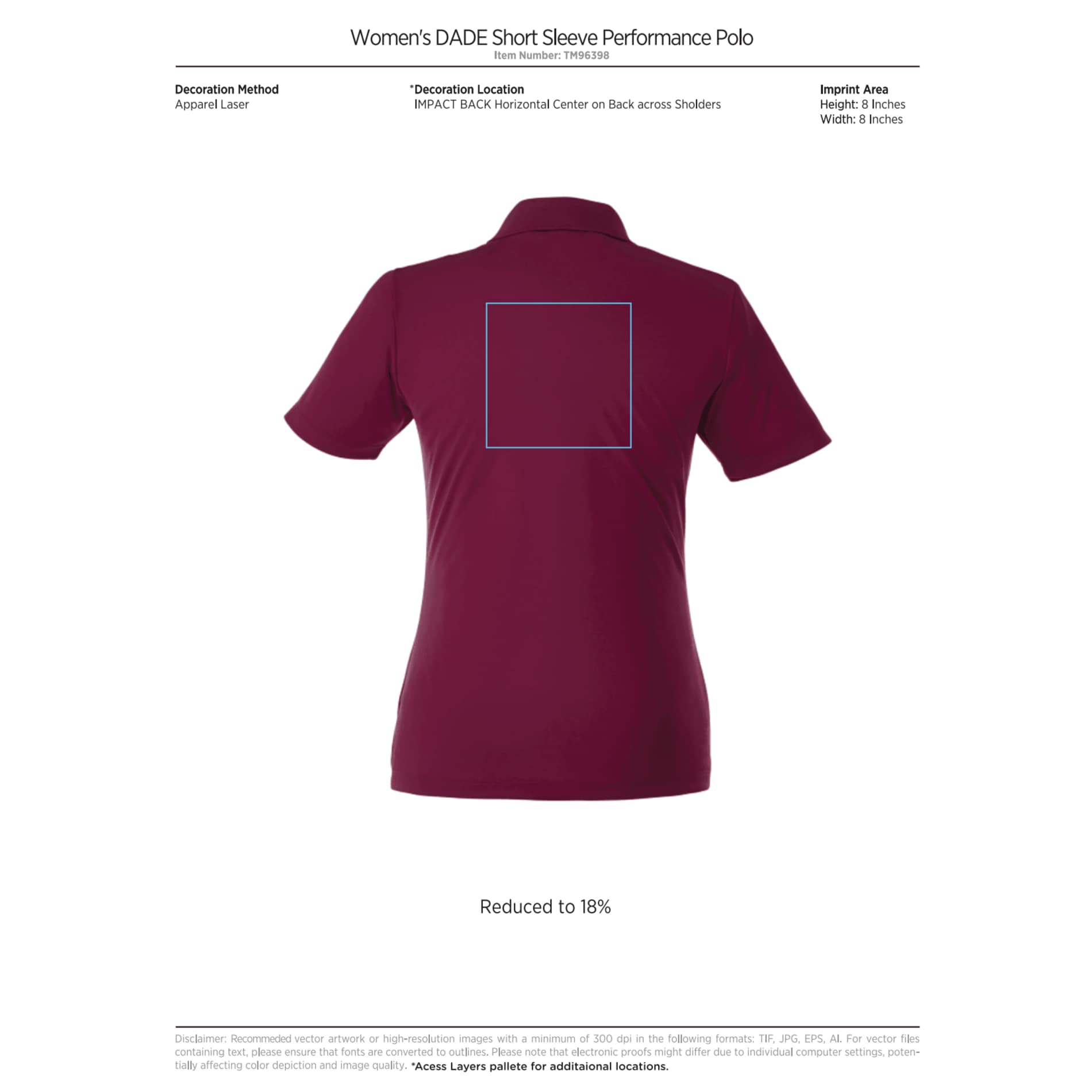Women's DADE Short Sleeve Polo 210