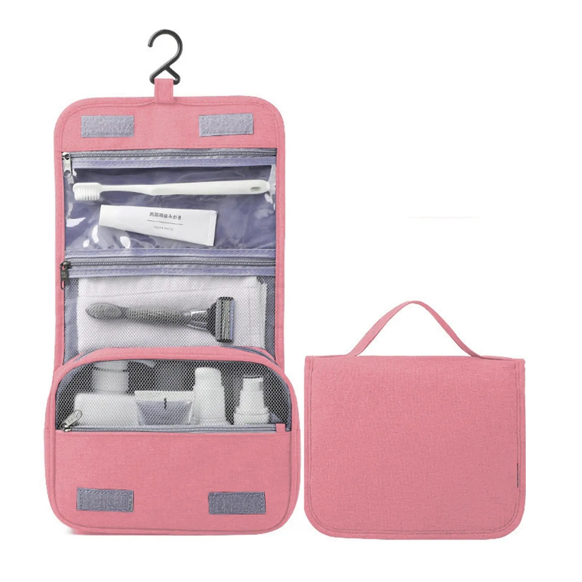 Multiplication Hanging Folding Travel Toiletry Cosmetic Bag 3