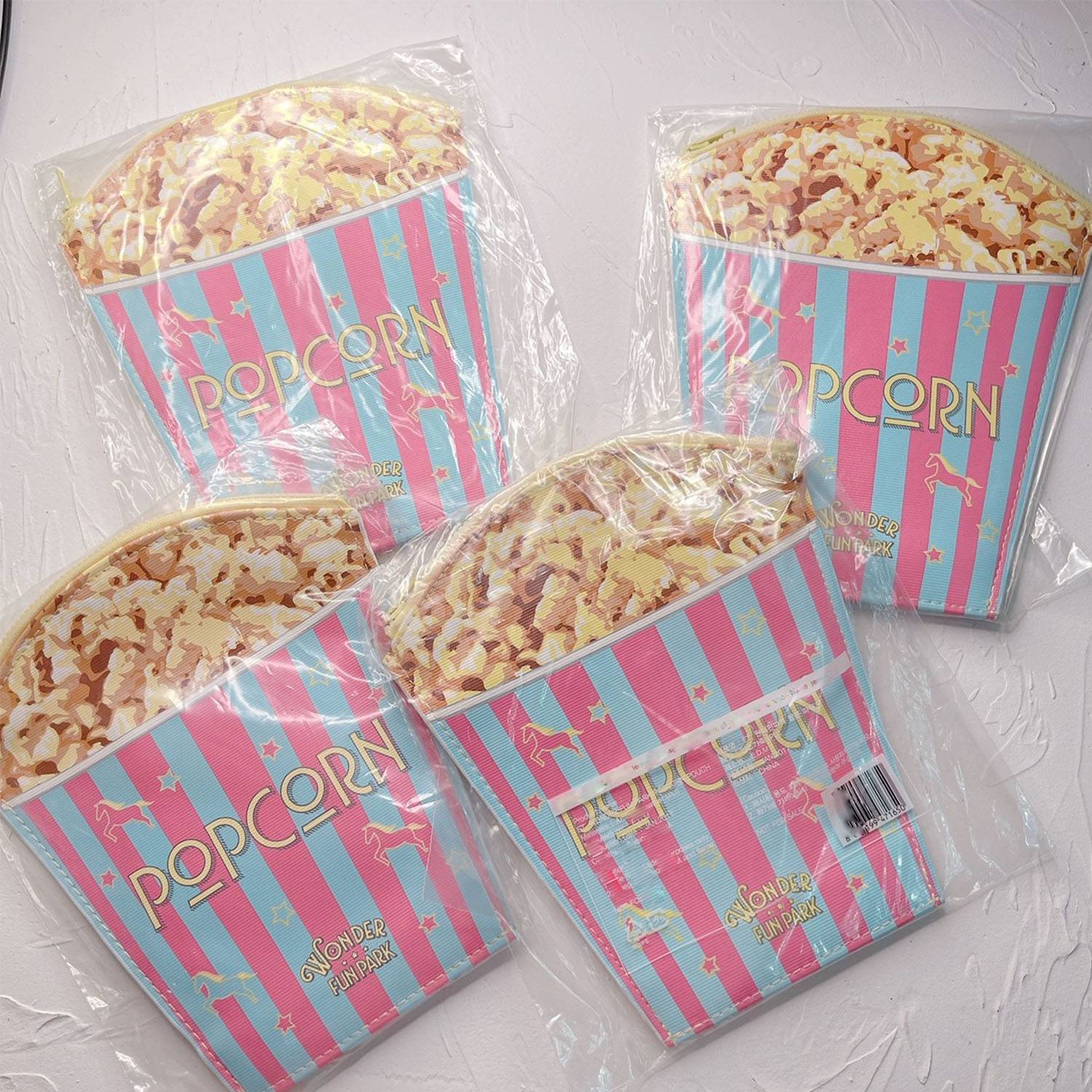 PU Leather Popcorn Bucket Cosmetic Bag 2