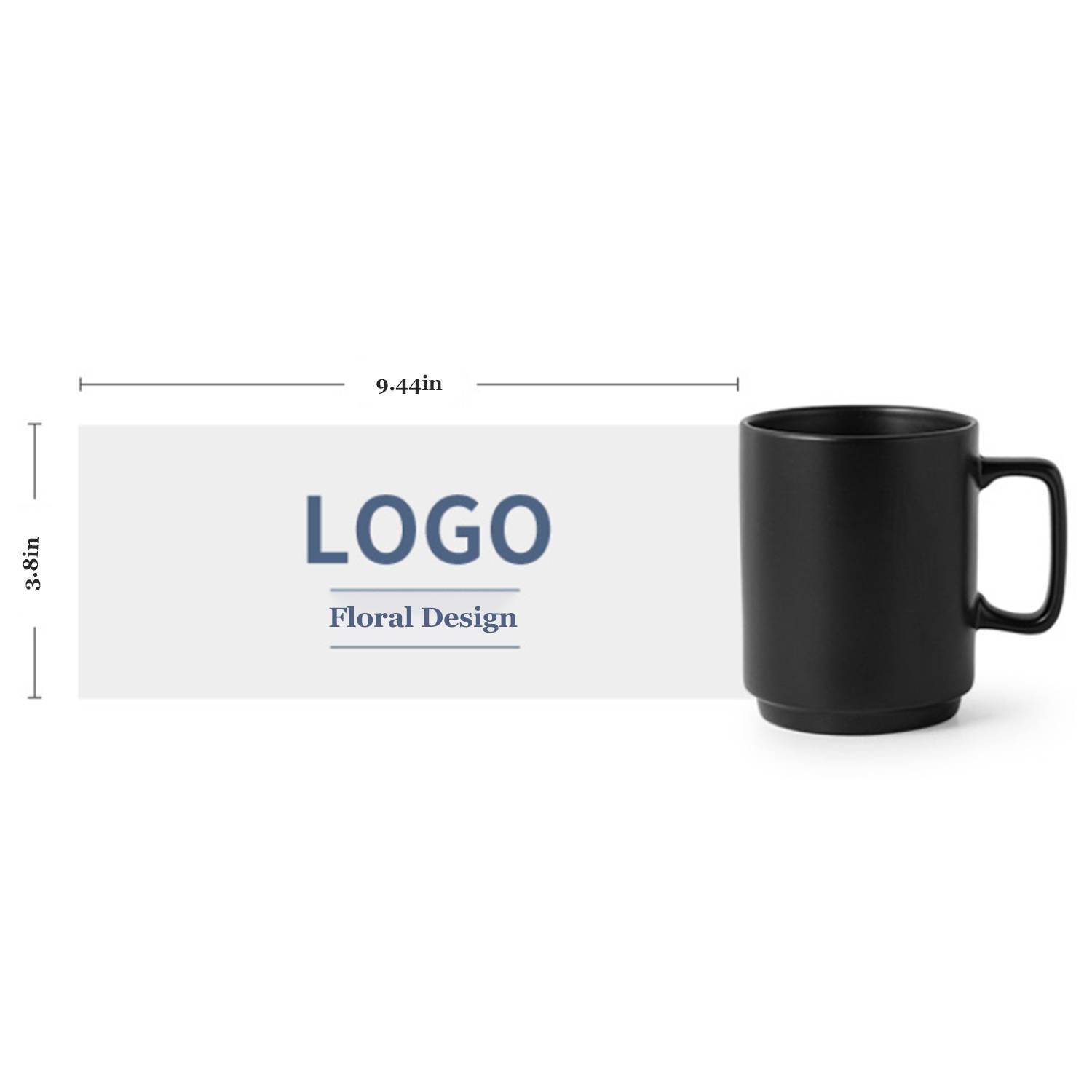 13oz Custom Color-Changing Ceramic Mug for Household Office 5