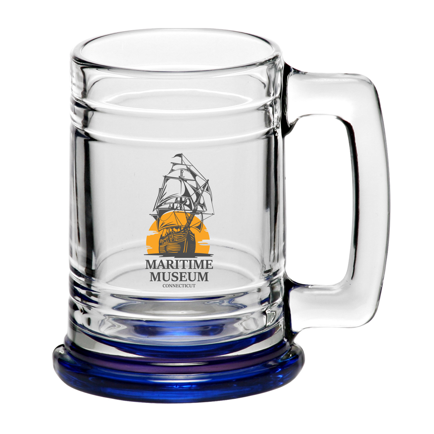15 oz. Anchor Glass Beer Mugs (2 Color Imprint) 13