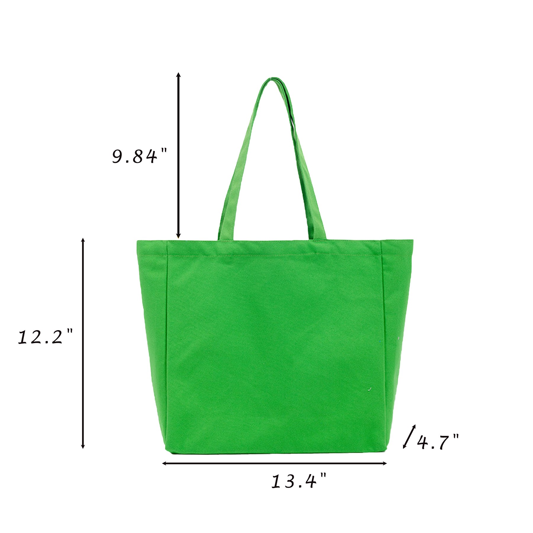 7.2 Oz All Cotton Portable Rainbow Tote Handbags 7