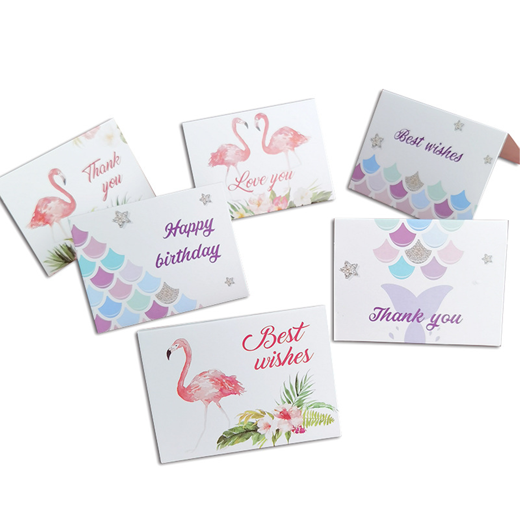 MOQ50 Foil Stamped Holiday/Birthday Cards 2