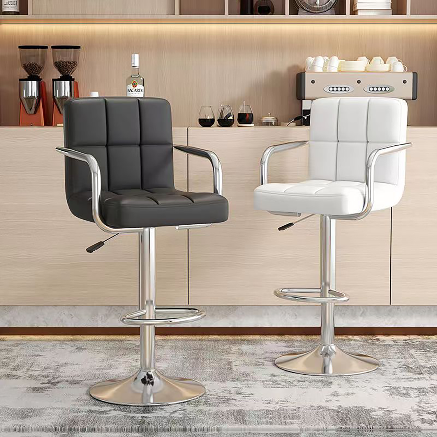 Quik-Lift Simple Swivel Bar Stools 3