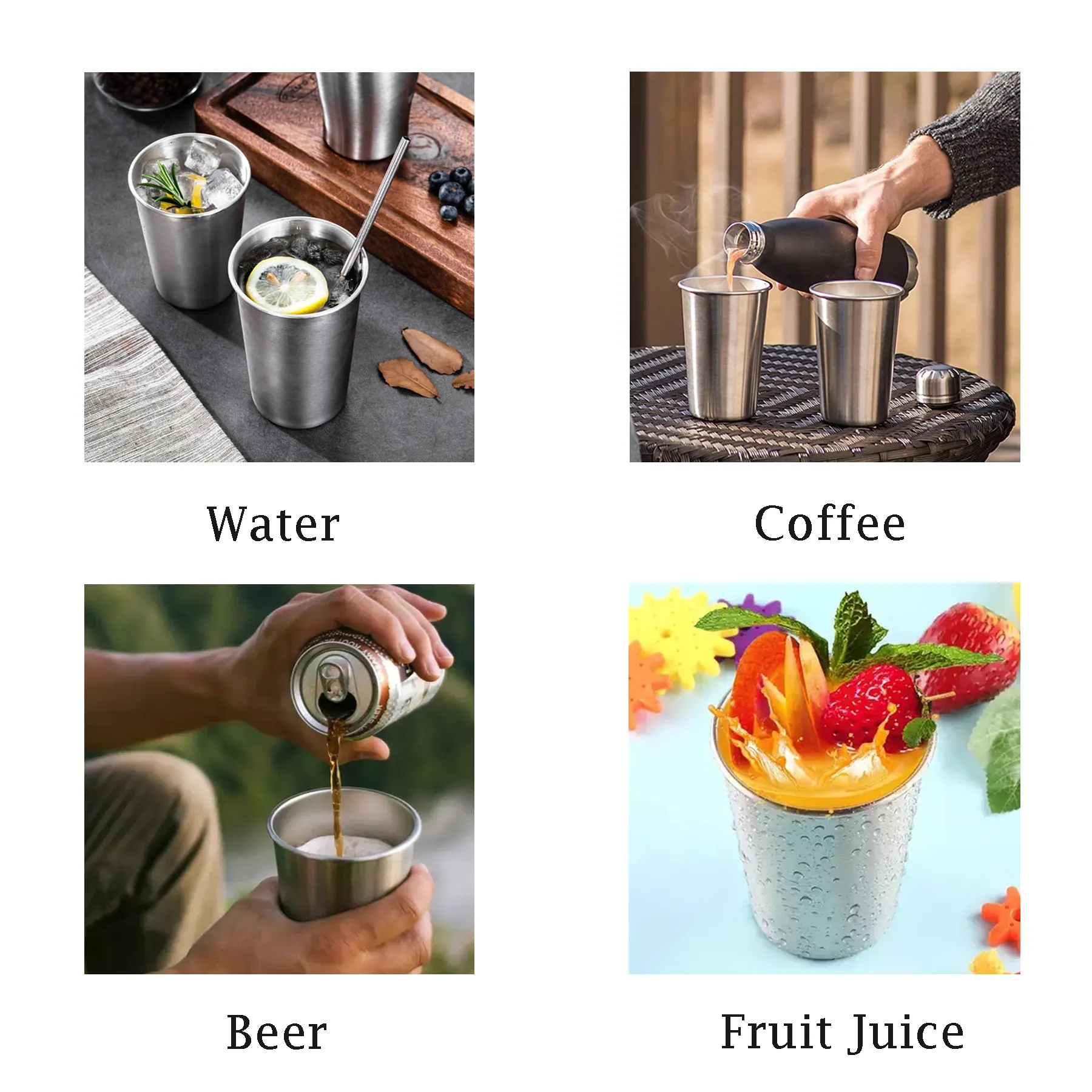 MOQ50 Stainless Steel Cups 3