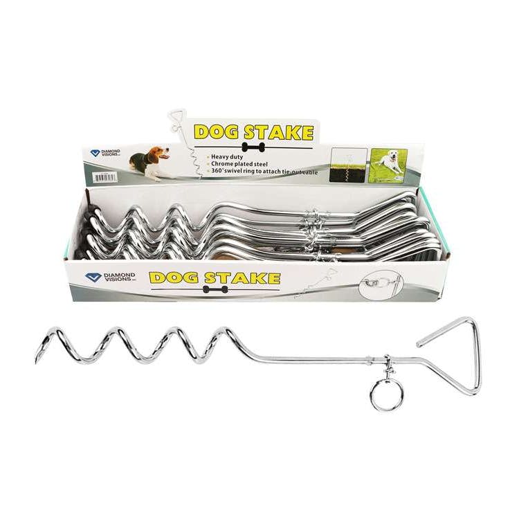Heavy Duty Dog Tie-Out Stakes - 16" 2
