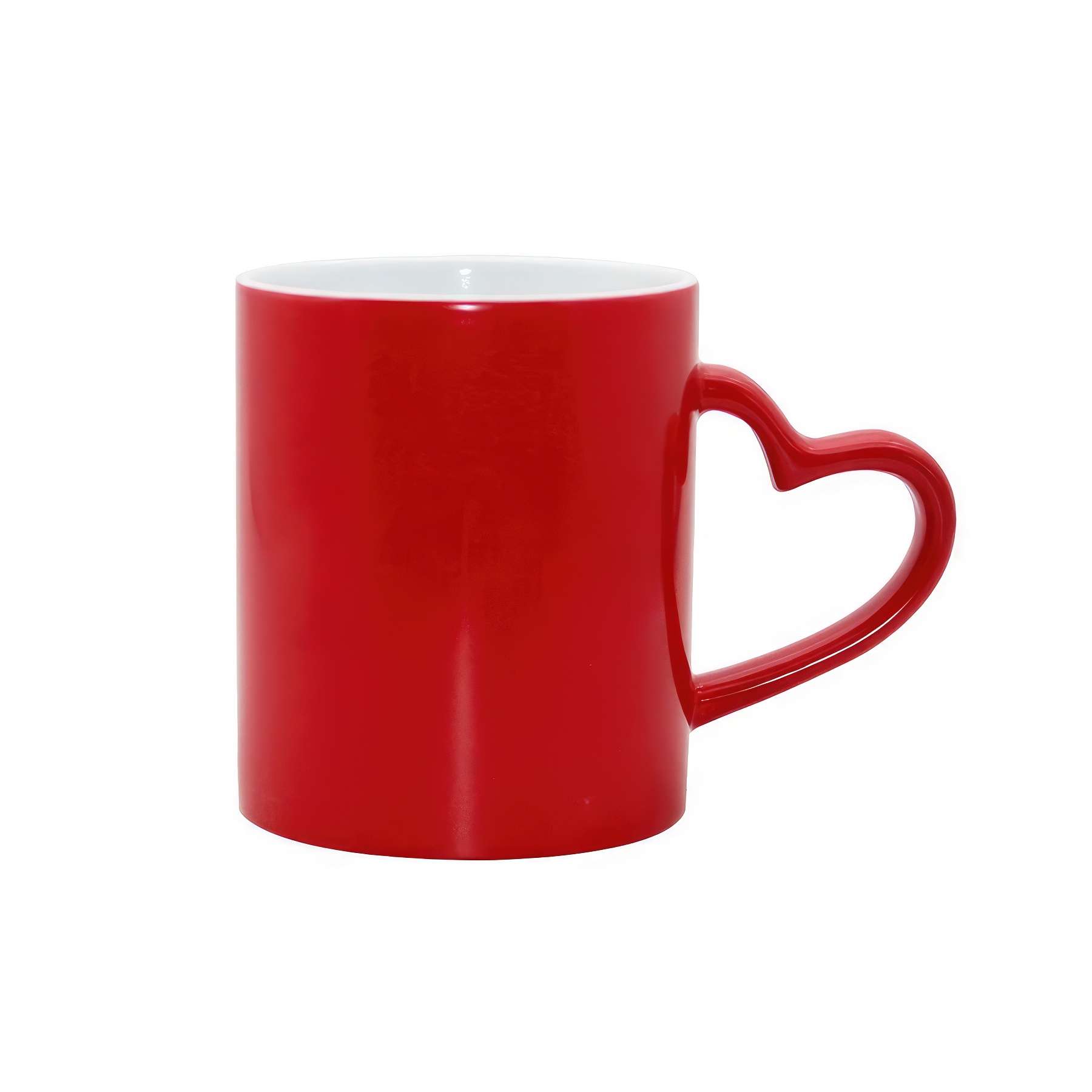 Custom Ceramic Mugs with Heart Handle 3