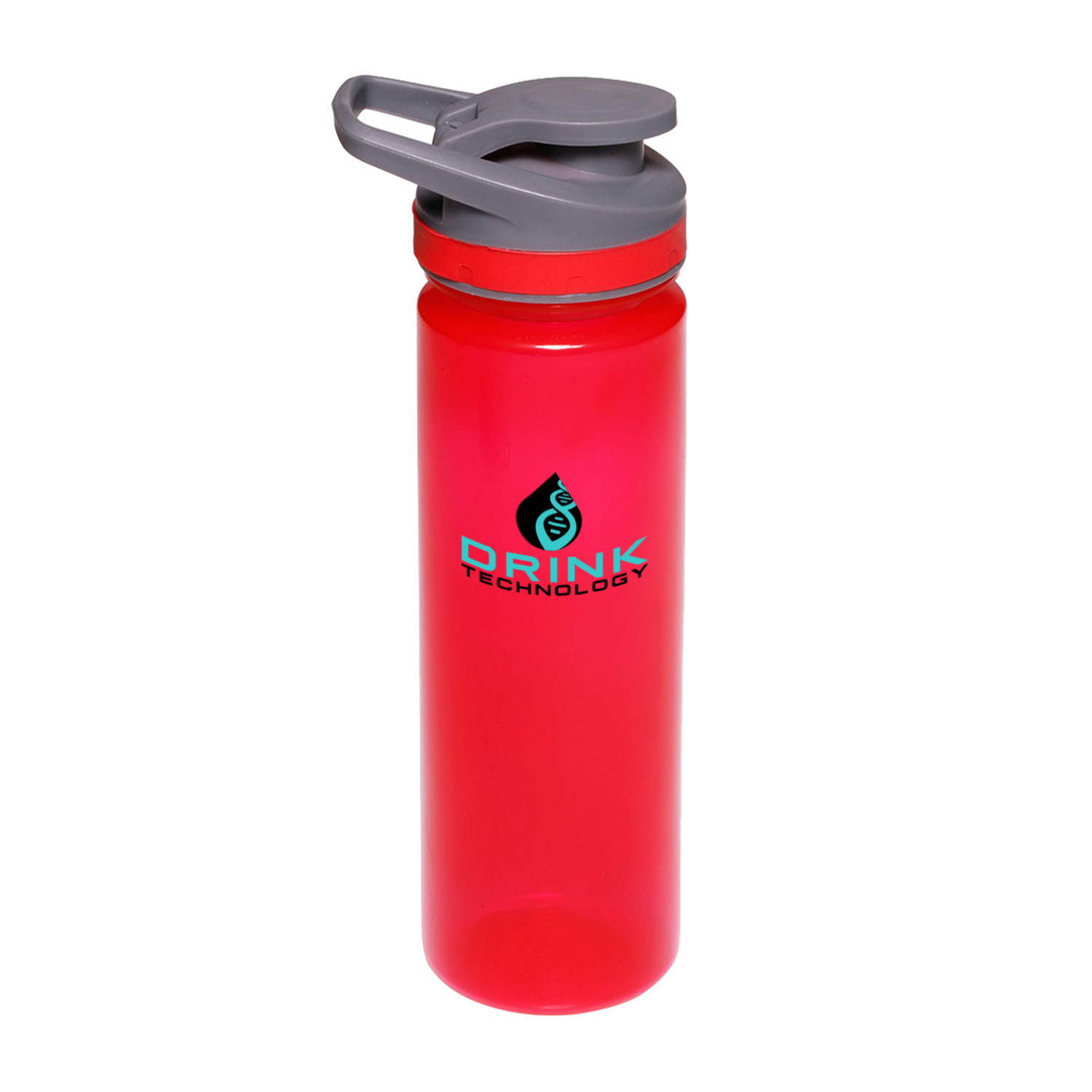 22 oz. Ebro Plastic Sports Water Bottle (2 Color Imprint) 2
