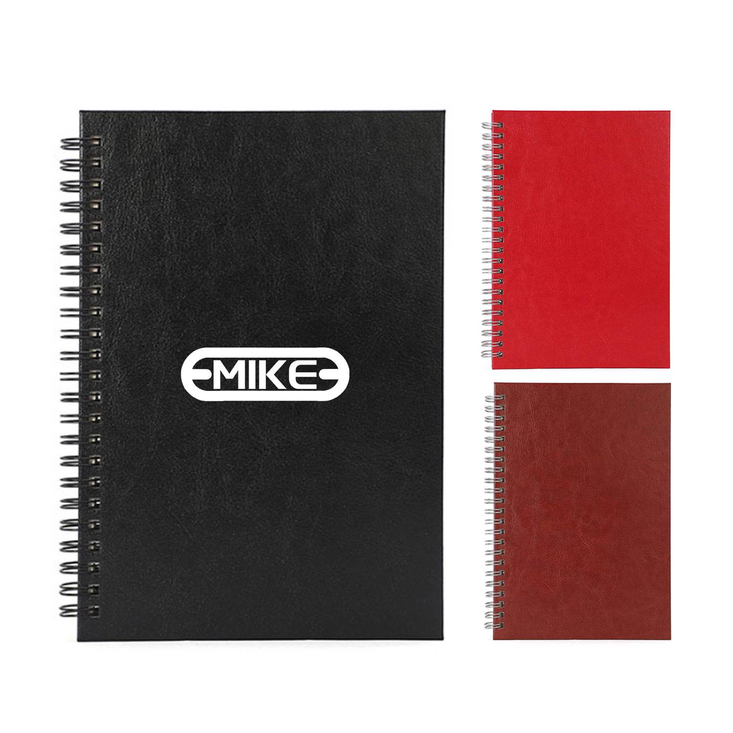 A5 Custom Leather Hybrid Spiral Notebook 2
