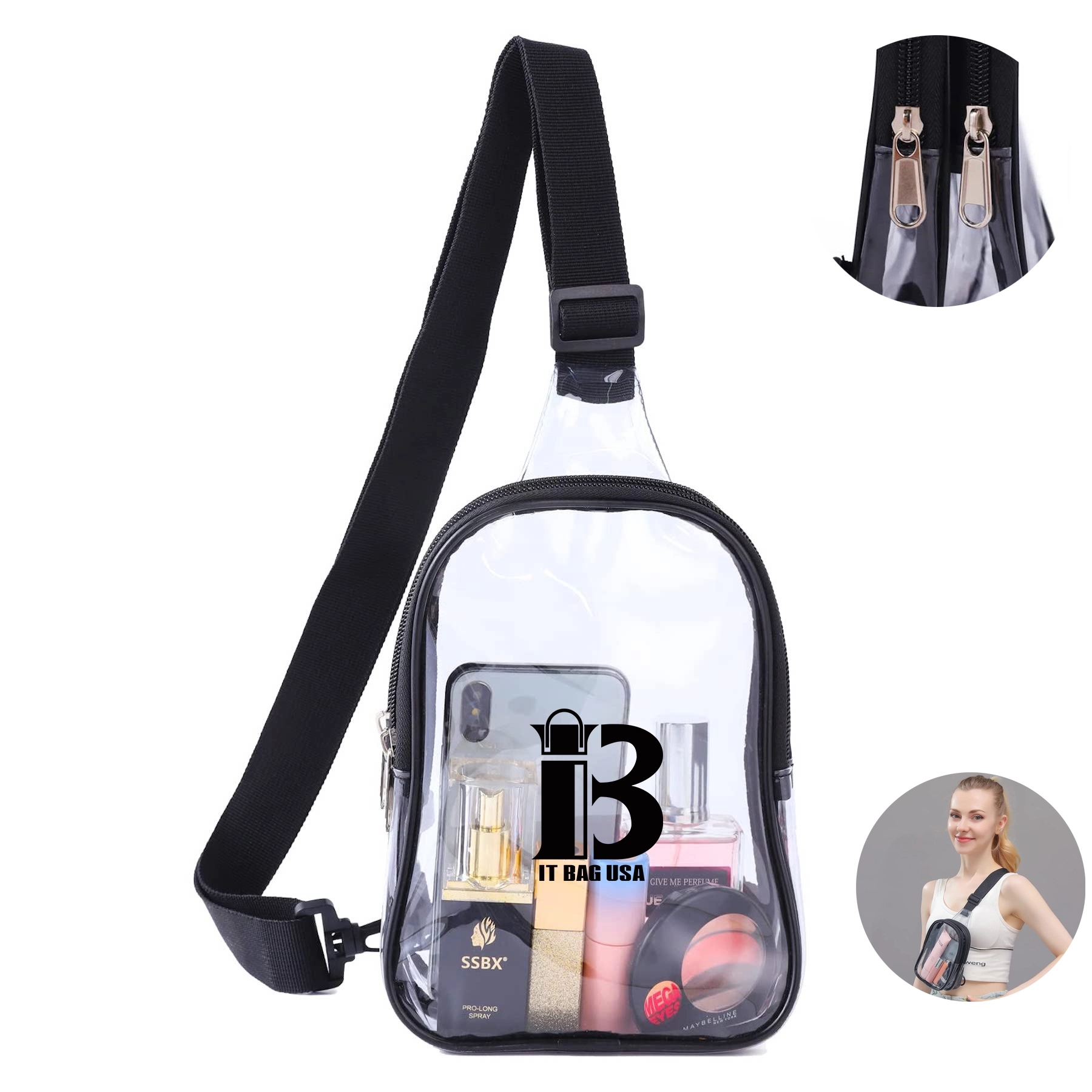 Mini Clear Sling Bag 1