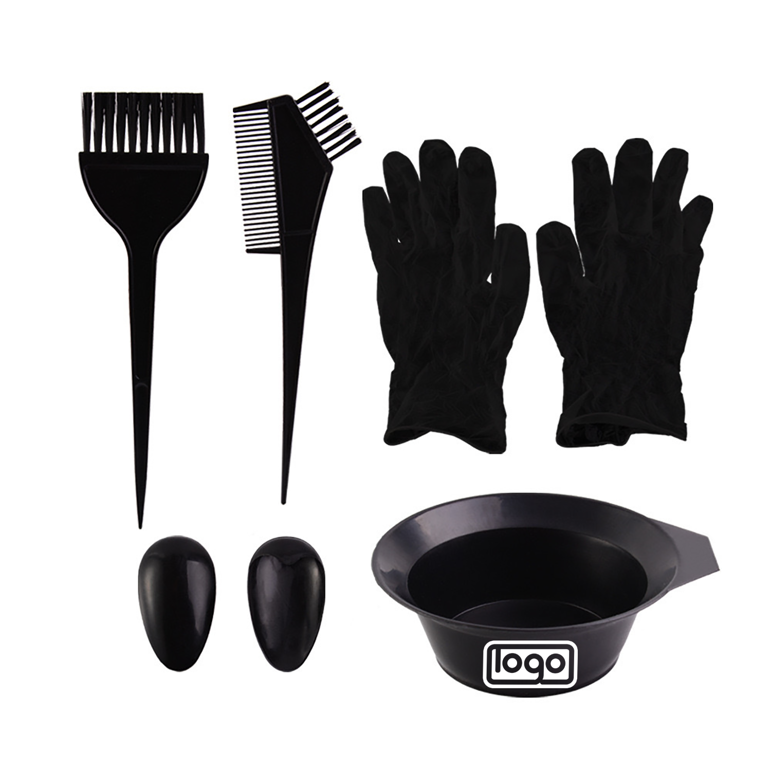 7-Piece Set Hairdressing Accessories Kit