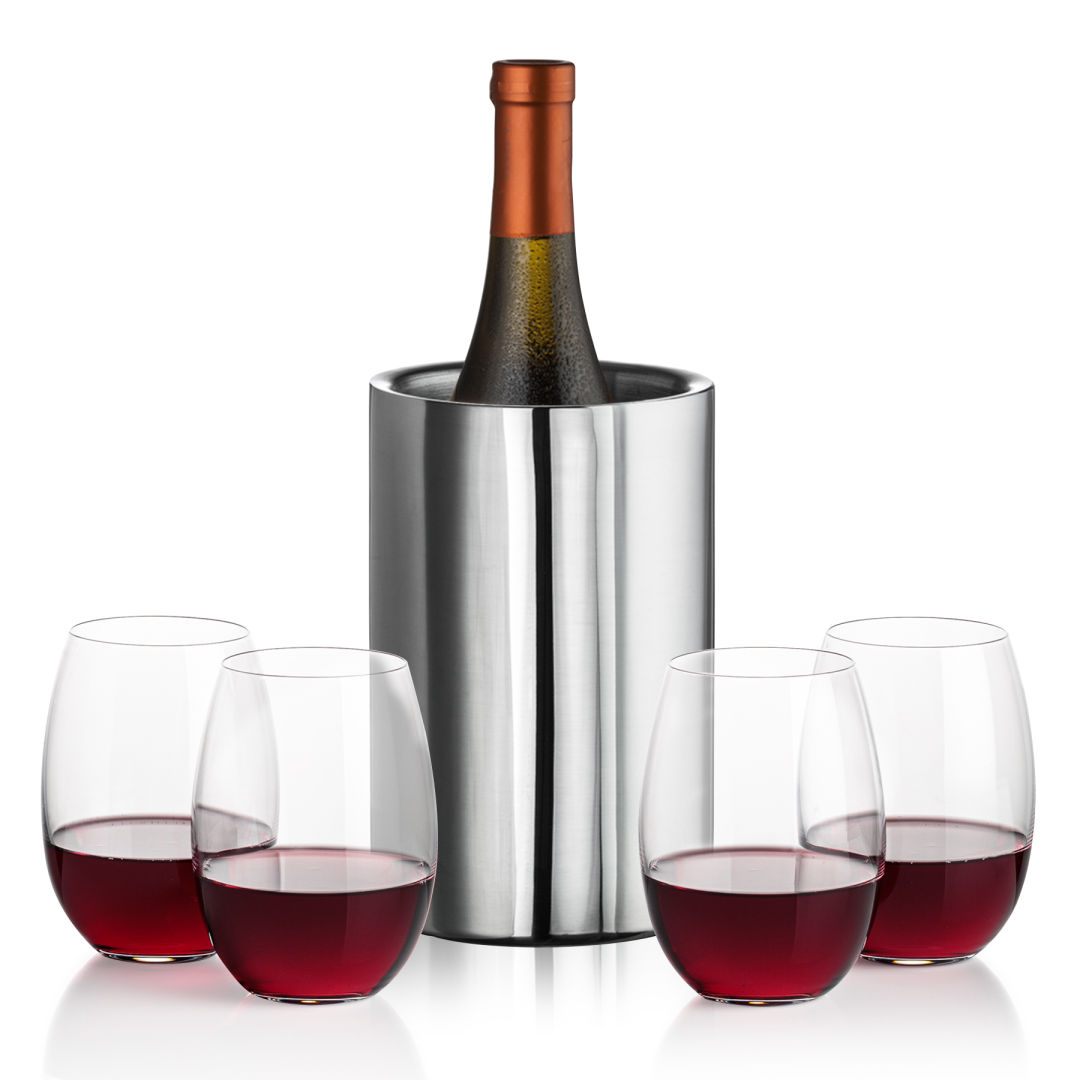 Jacobs Wine Cooler & Carlita Stemless Wine 6