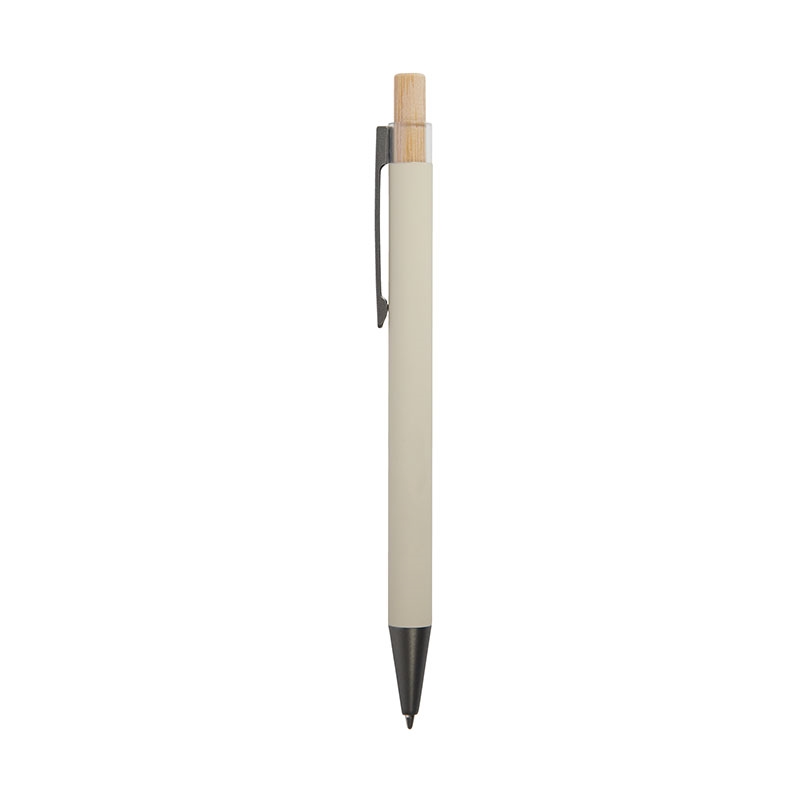 Arundi Recycled Aluminum Pen With Bamboo Plunger 67
