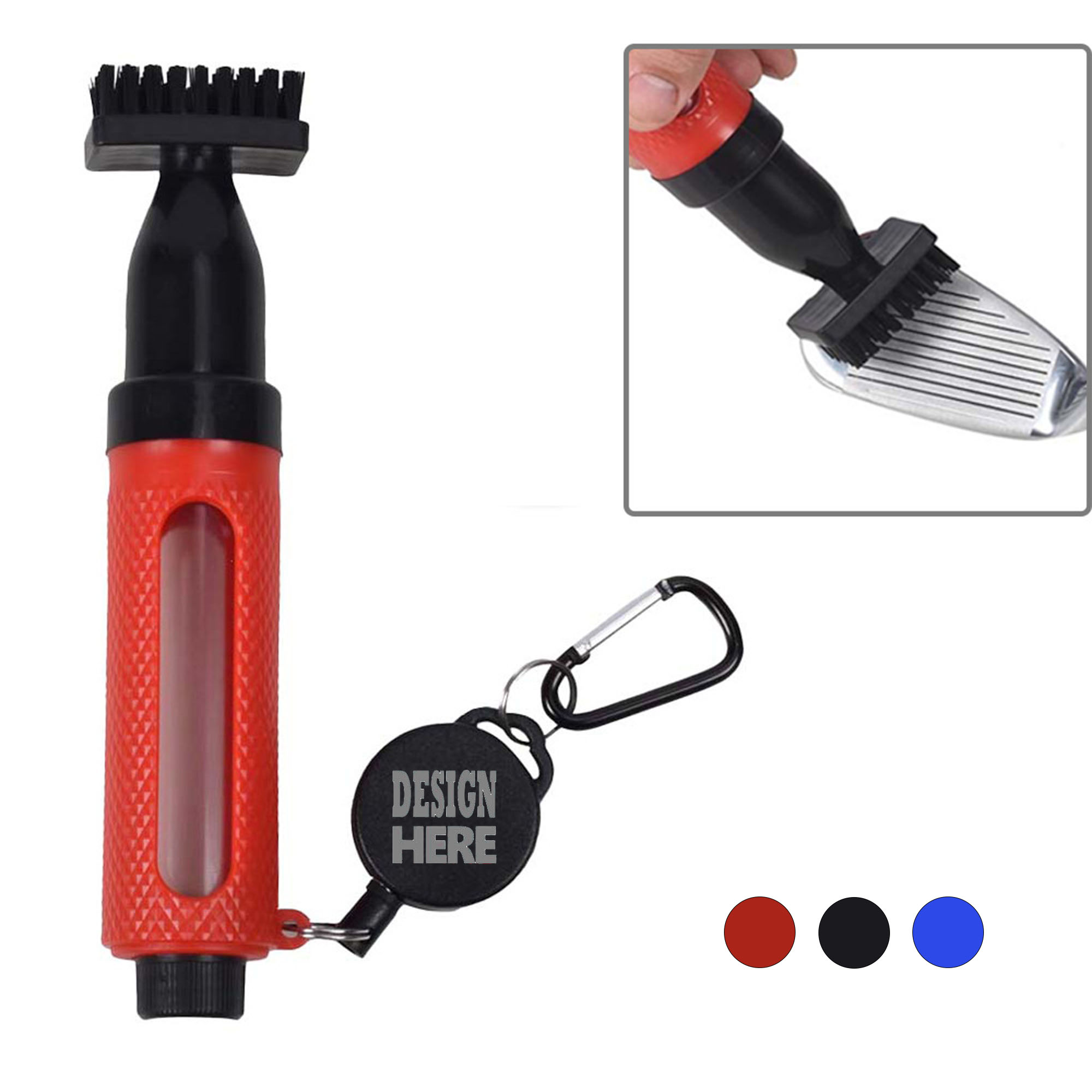 Golf Club Head Cleaning Spray Brush 3