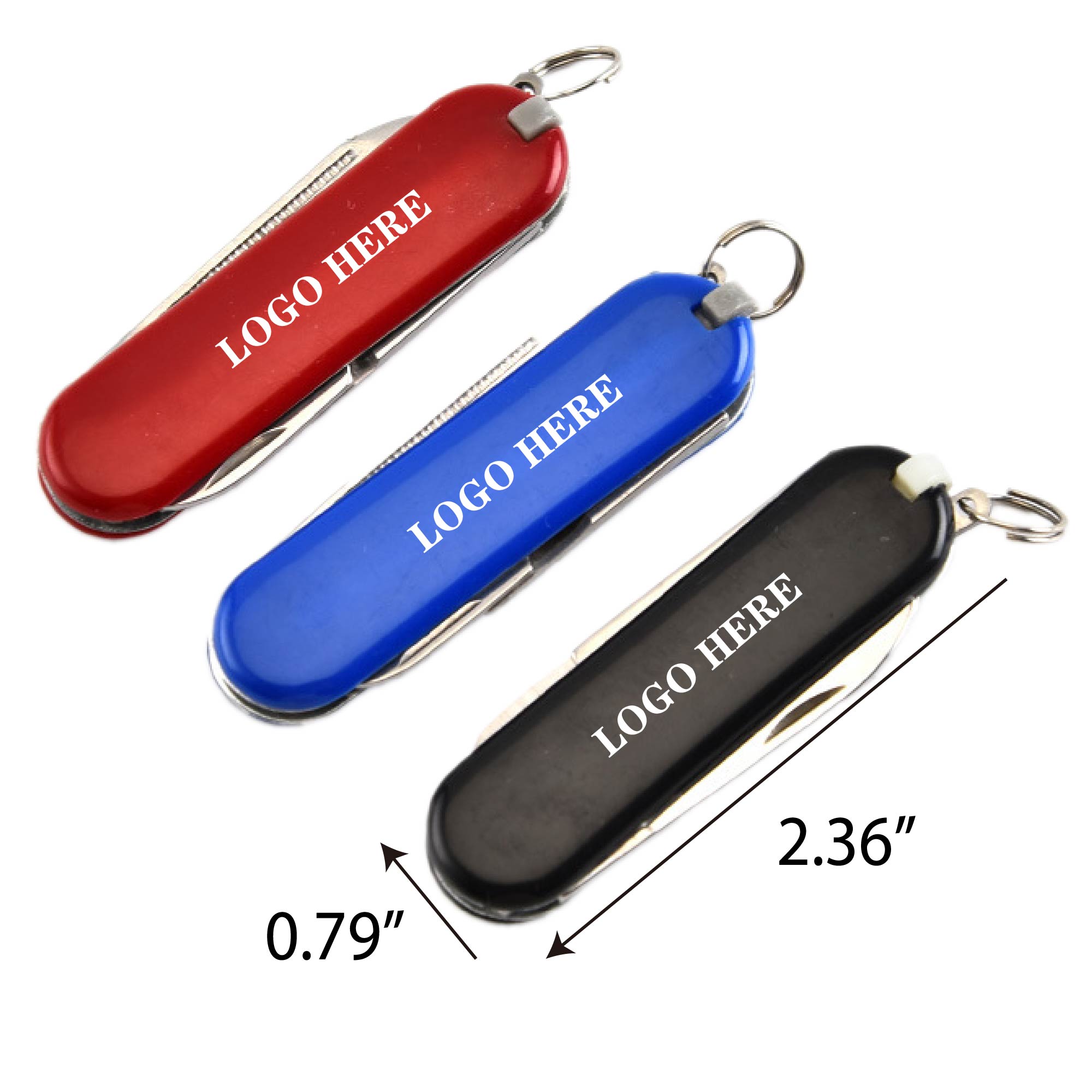 Multifunctional Knife Toolkit Keychain Black 1