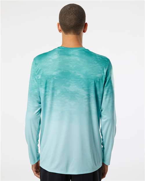 Unisex Montauk Oceanic Fade Performance Long Sleeve T-Shirt - 229 11