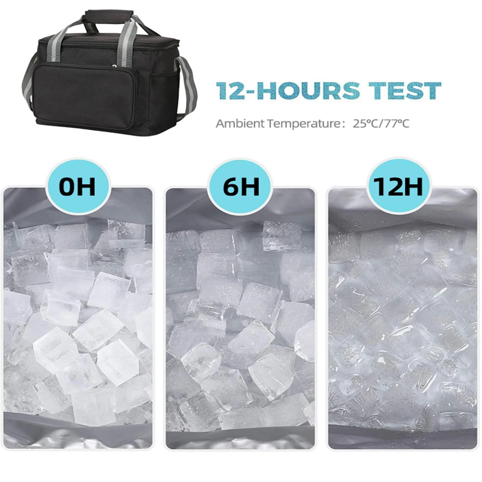 MOQ 50 PCS Reusable Insulated Lunch Bag Box for Women Men 3