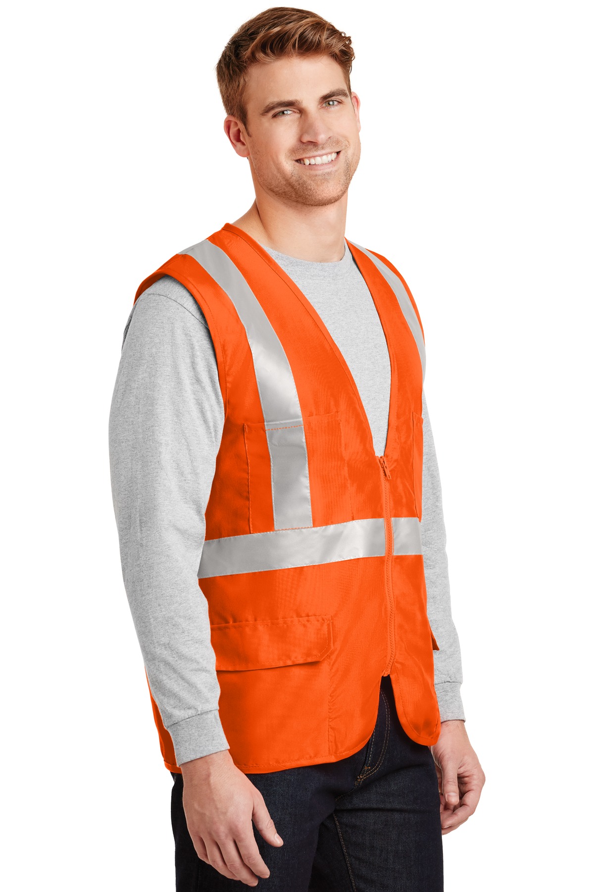 CornerStone - ANSI 107 Class 2 Mesh Back Safety Vest. CSV405 16
