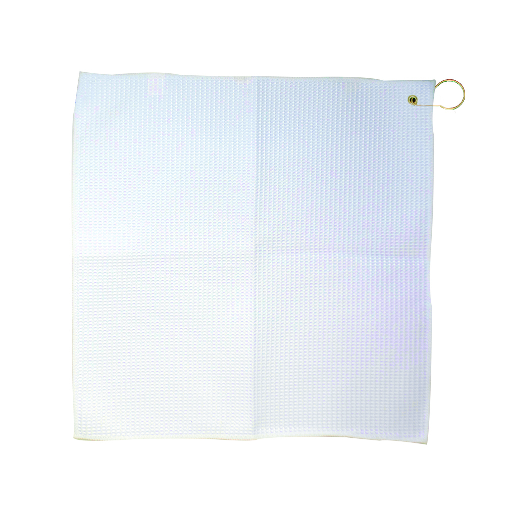 16" x 16" Full Bleed Microfiber Waffle Towel 2
