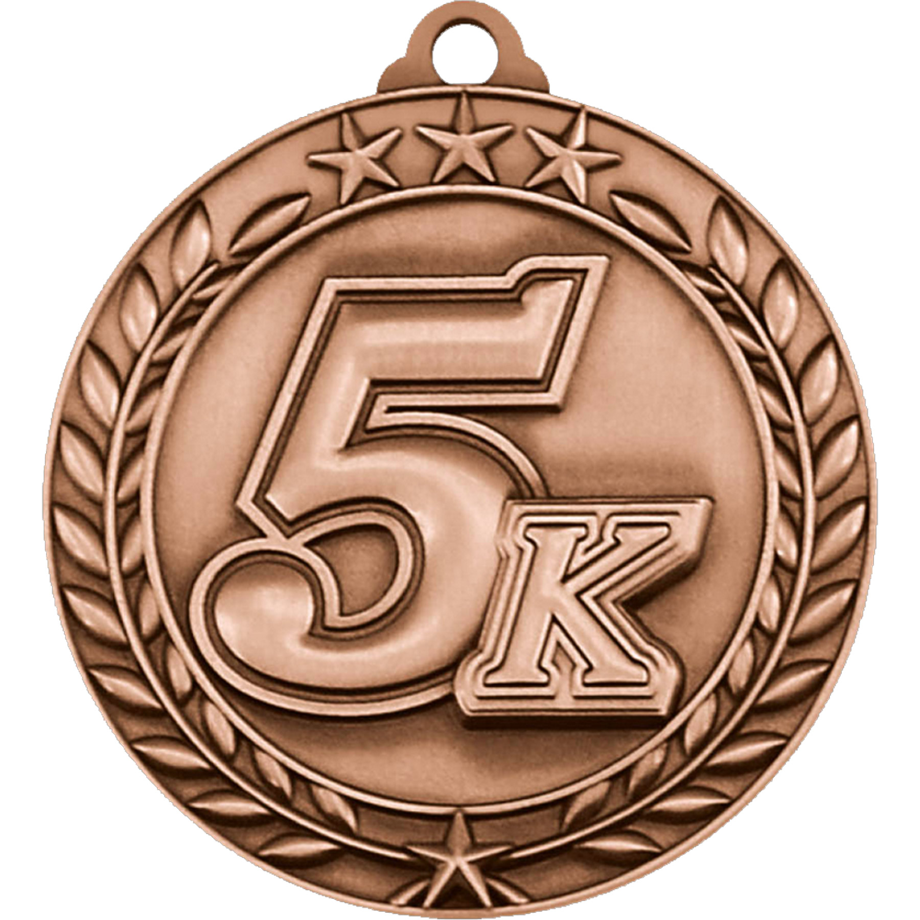 Stock Small Academic & Sports Laurel Medals: 5K 1