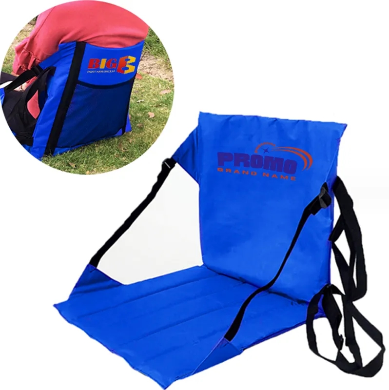 Custom lightweight portable stadium seats with backrest 2