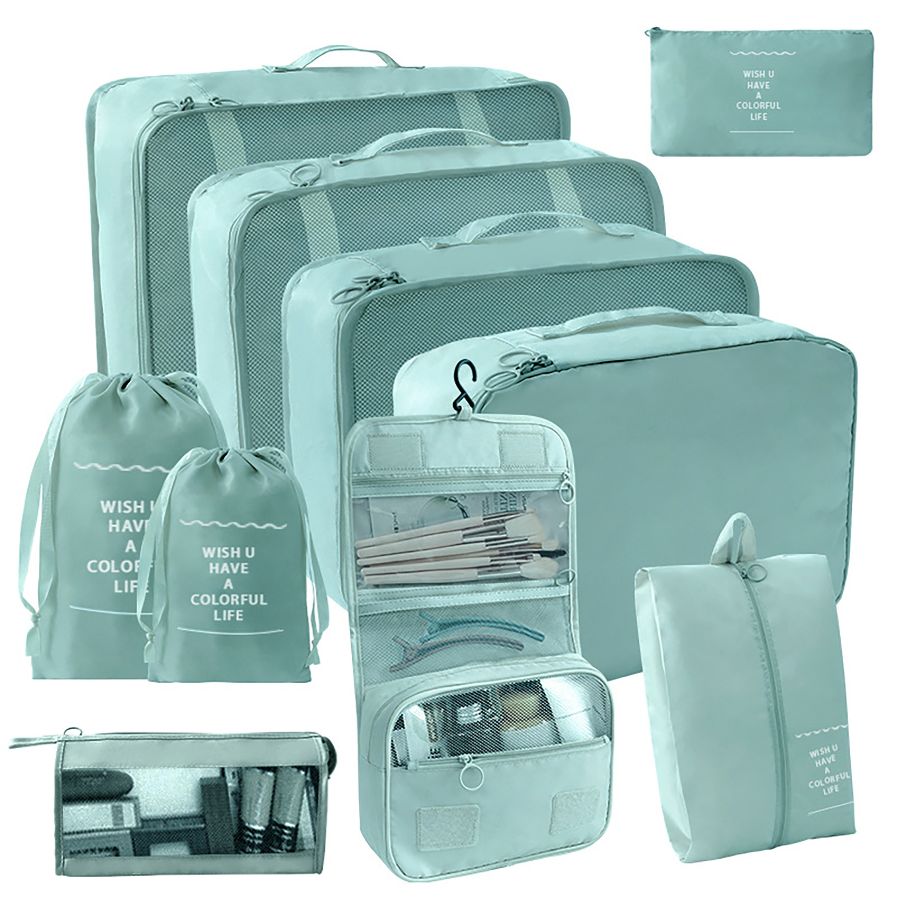 10 Set Packing Cubes 2
