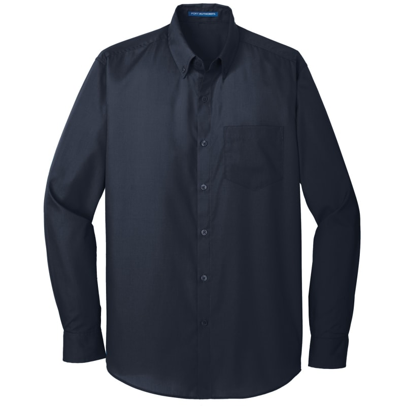 Port Authority Long Sleeve Carefree Poplin Shirt. 30