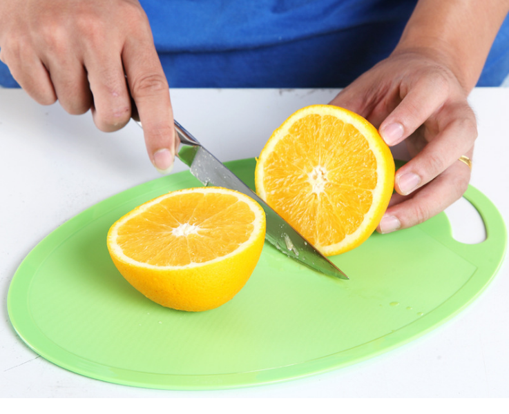 Oval Shape Plastic Chopping Board/Cutting Board 3