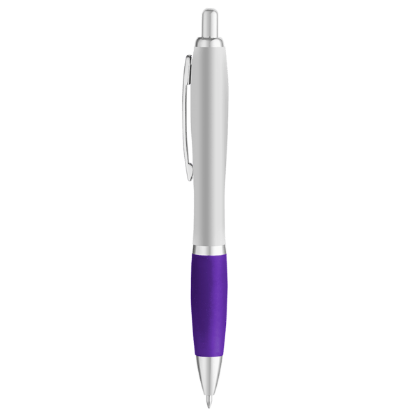 Curvaceous Silver Matte Gel Pen 13