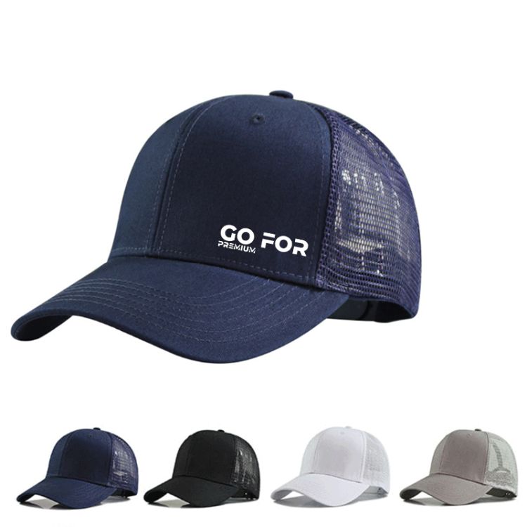 Mesh Cotton Trucker Baseball Cap 2